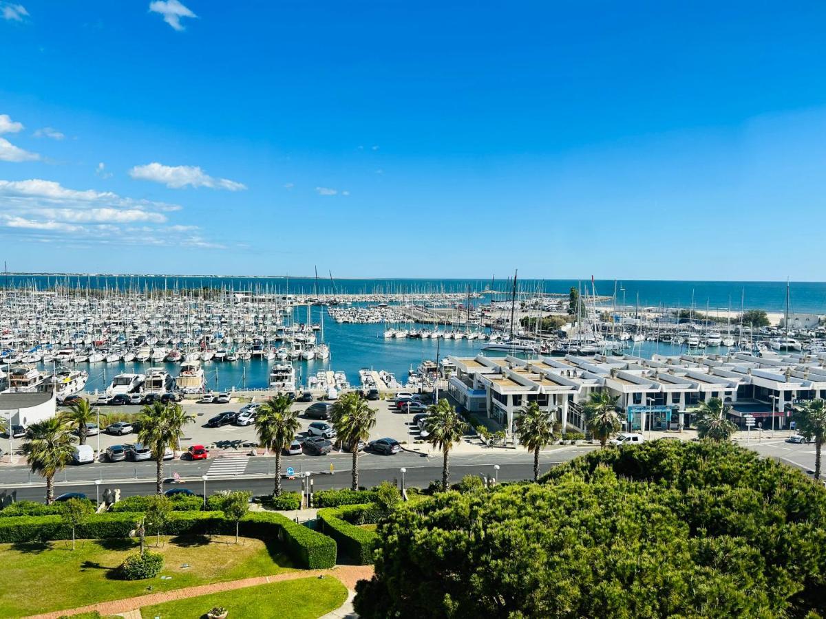 Studio Chic & Cosy Vue Mer, Clim, Parking La Grande-Motte Exterior foto